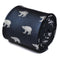 navy blue tie with polar bear print