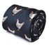 navy tie with chicken design