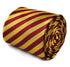 maroon and gold striped tie