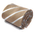 light brown and white striped tie