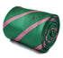green striped tie with pink club stripes