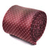 burgundy tie with pink pin polka dots