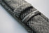 black tweed wool skinny tie