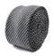 black and white dogtooth wool skinny textured tie