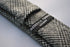grey tweed wool skinny tie