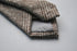 brown tweed wool skinny tie