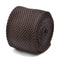 plain chocolate brown skinny knitted tie