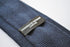 navy blue skinny cable knit tie