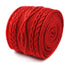red skinny cable knit tie