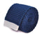 navy blue skinny knitted tie with white tip