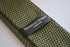skinny knitted khaki green tie
