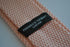 plain light blush pink skinny knitted tie
