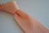 plain light blush pink skinny knitted tie