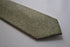 khaki green slim linen tie