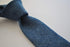 dark blue denim cotton skinny tie