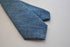 dark blue denim cotton skinny tie