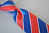 royal blue,red and white barber stripe design