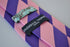 pink and purple barber striped tie