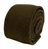 plain khaki army dark green wool tie