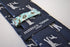 navy tie with hunter and hound design