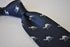 navy tie with camel design