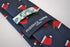 christmas range - navy tie with santa hat design