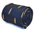 navy tie with meerkat design