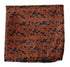 navy and orange paisley pocket square