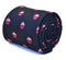 navy tie with cupcake design
