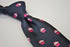navy tie with cupcake design