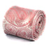 pink tie with paisley design