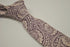 purple paisley cotton linen tie