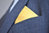 Gold Linen Pocket Square