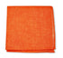 Orange Linen Pocket Square