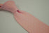 pale baby pink and white spotted linen tie