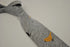 light grey tie with bird design