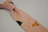pale blush pink tie with bird design