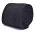 plain dark blue 100% wool skinny tie