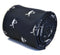navy tie with tennis player embroidered design
