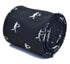 navy tie with tennis player embroidered design