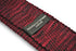 speckled wine red and black skinny knitted tie