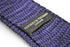 speckled purple and black skinny knitted tie