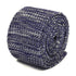 speckled purple and white skinny knitted tie