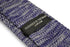 speckled purple and white skinny knitted tie