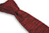 speckled red and black skinny knitted tie