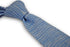 speckled light blue and white skinny knitted tie