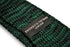 speckled green and black skinny knitted tie