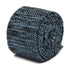 light blue and black speckled skinny knitted tie