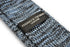 light blue and black speckled skinny knitted tie