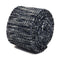 speckled navy blue and white skinny knitted tie